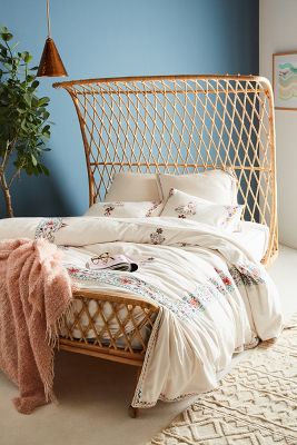 Anthropologie Embroidered online Hildegarde Duvet Cover (FULL)