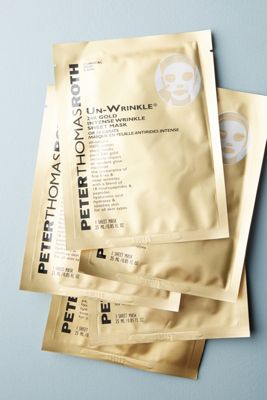 Peter Thomas Roth Un-Wrinkle 24k Gold Intense Wrinkle Sheet Mask Set