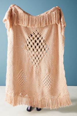 Crocheted Mizros Throw Blanket