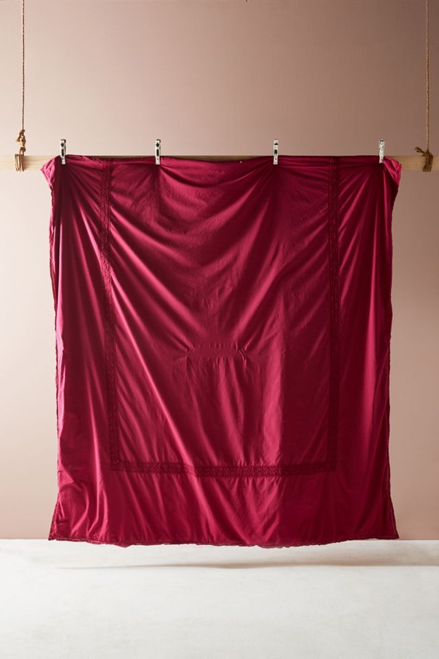 Crocheted Inset Duvet Cover #2