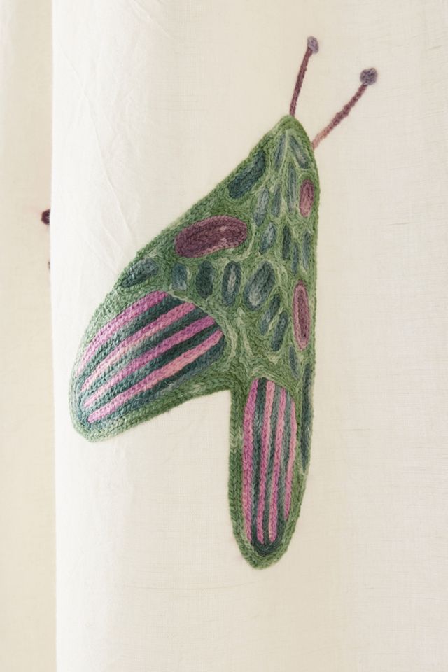 Embroidered Luella Curtain #2