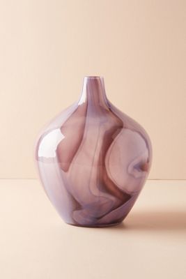 Swirled Glass Vase