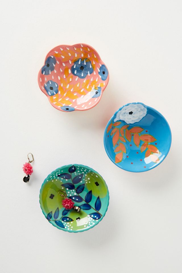 Kait Kelsey Floral Trinket Dish #1