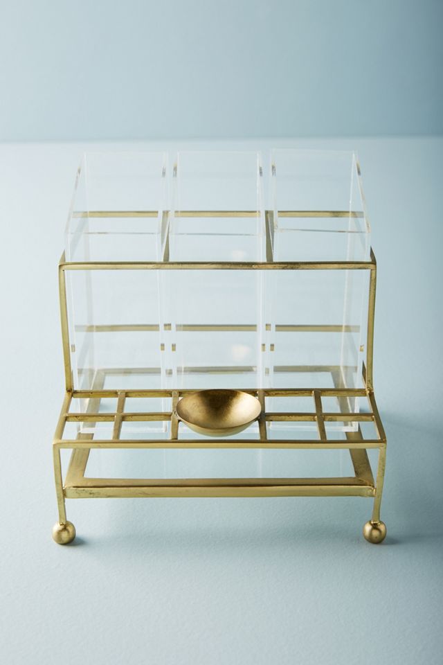 Faceted Vanity Organizer #1