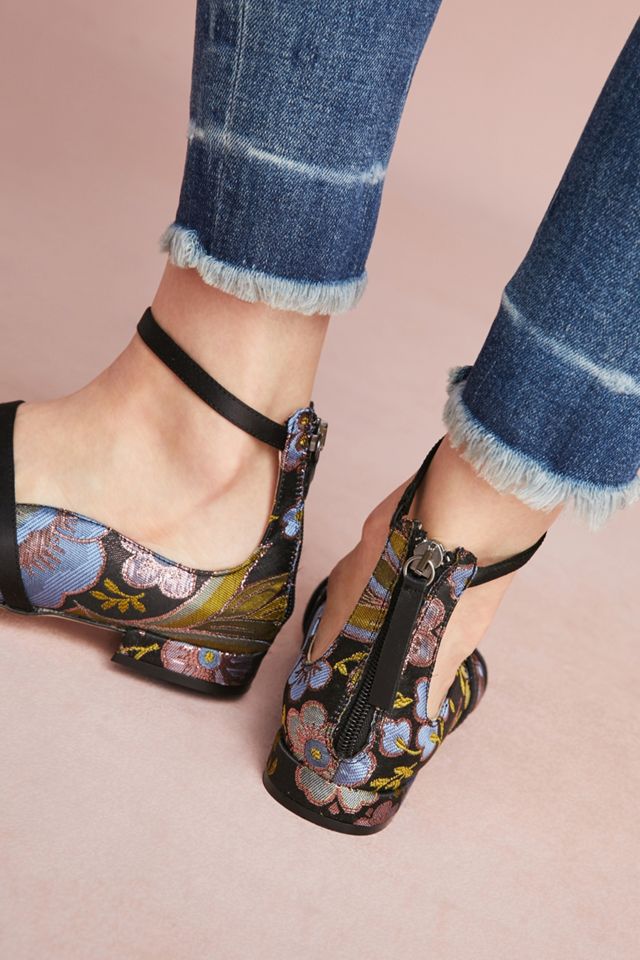 Anthropologie Strappy City Flats #3