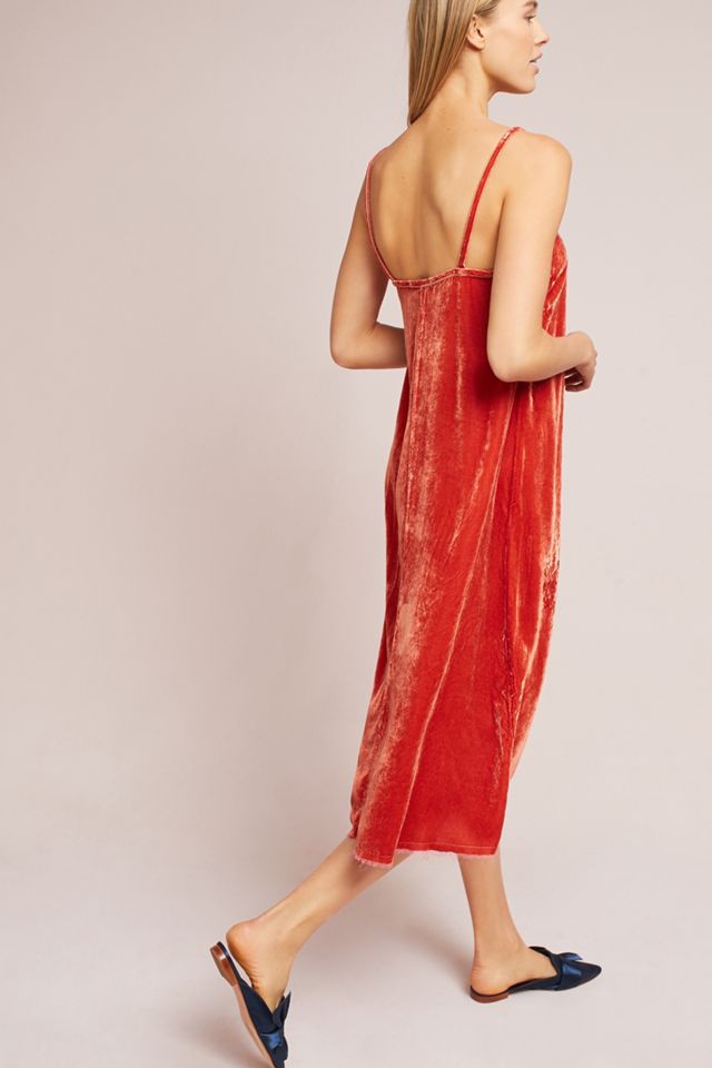 Love Tanjane Celine Velvet Slip Dress #3