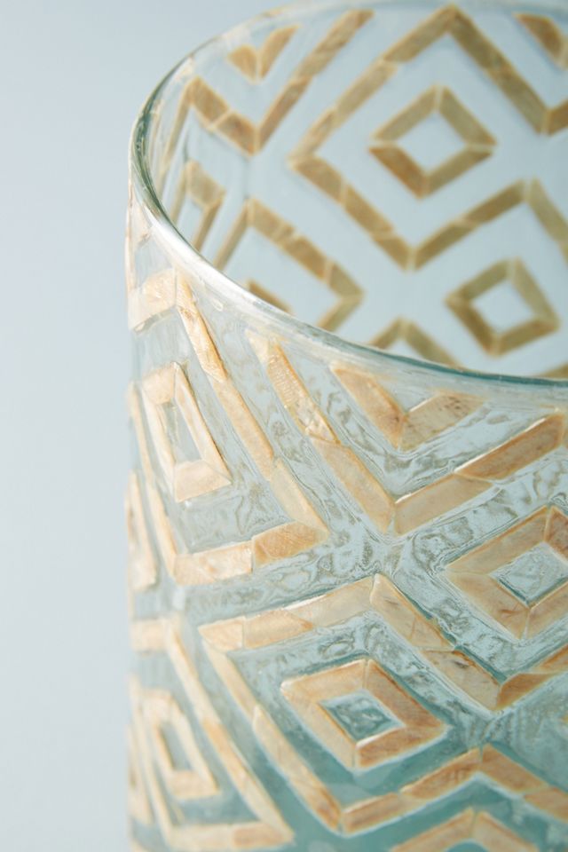 Herringbone Capiz Vessel #3