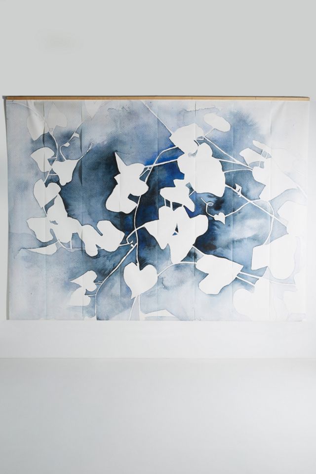 Indigo In Bloom Mural #1