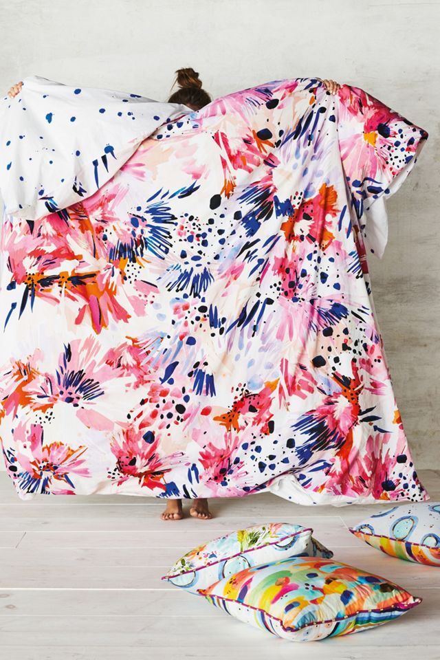 Lillian Farag Floral Duvet Cover #4