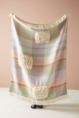 Hermine Van Dijck Tufted Throw Blanket