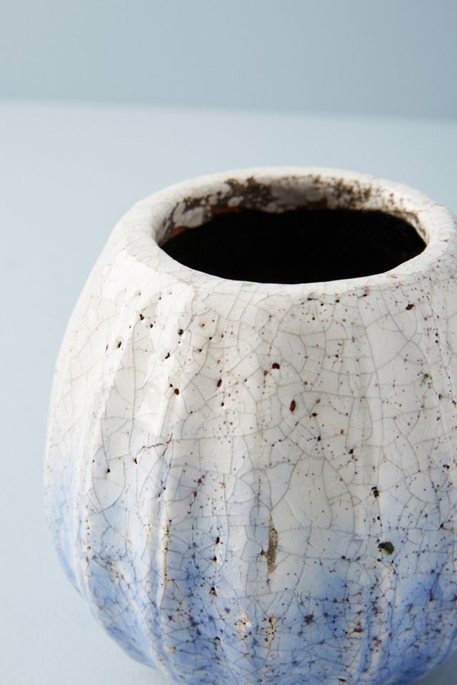 Glazed Indigo Pot #1