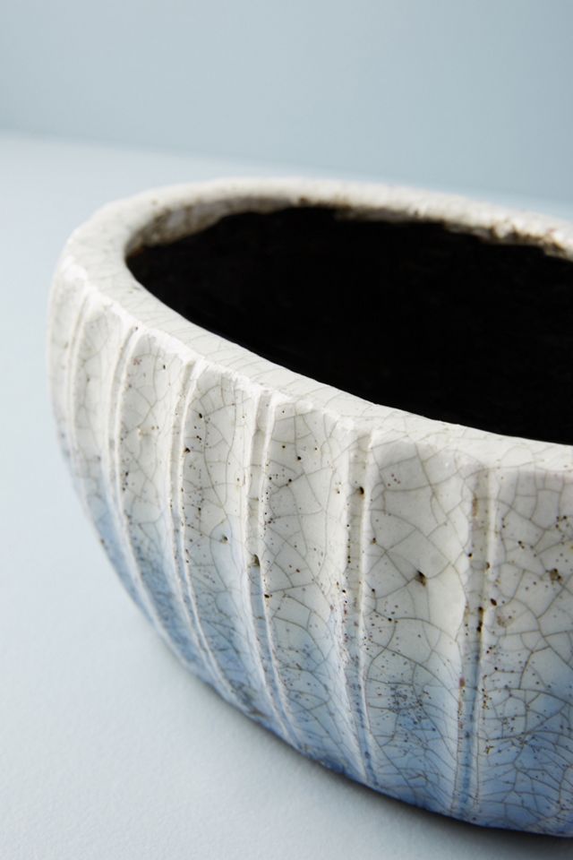 Glazed Indigo Pot #3