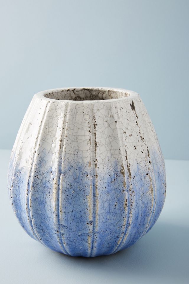 Glazed Indigo Pot #4