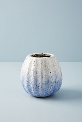 Glazed Indigo Pot