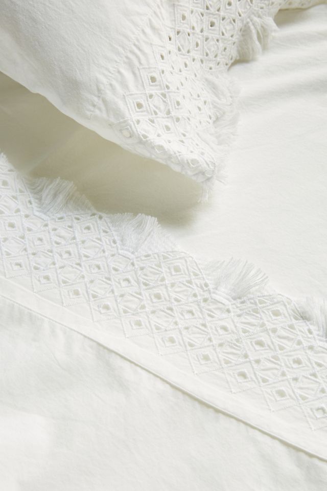 Geo Eyelet Sheet Set #1