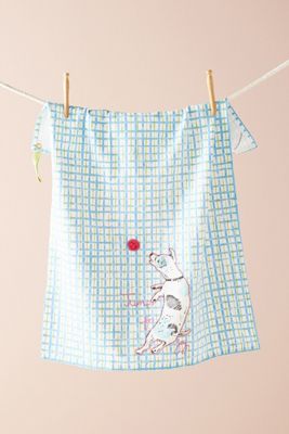 Playful Pup Dish Towel