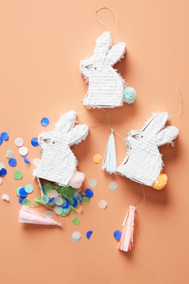 Mini Bunny Pinata Set | Anthropologie
