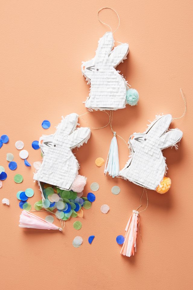 Mini Bunny Pinata Set | Anthropologie