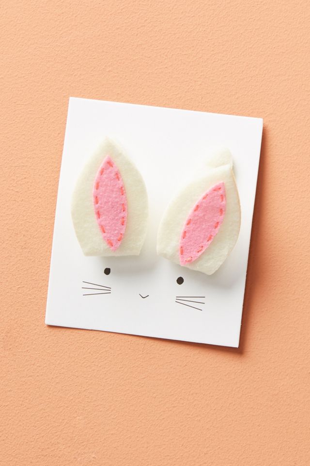 Bunny Hair Clip Set