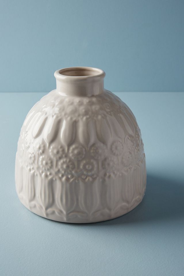Embossed Floral Vase #1