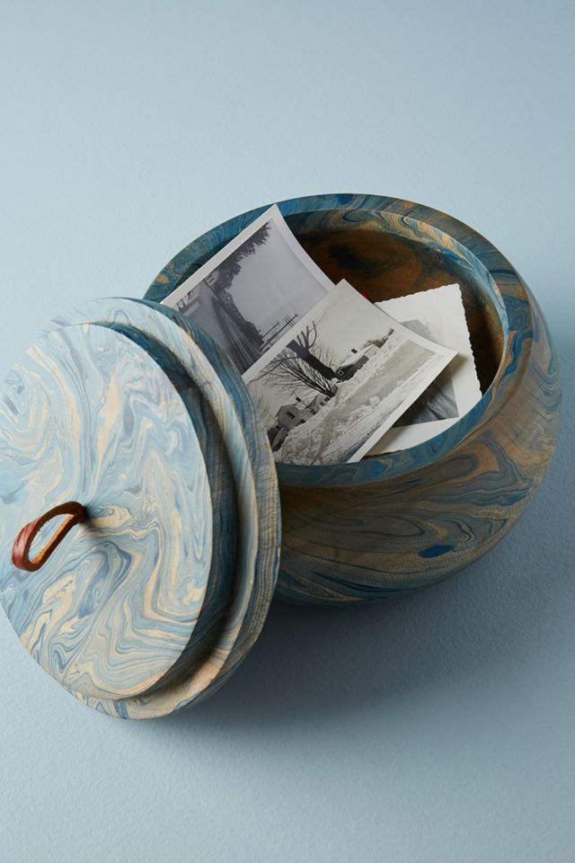Marbled Wood Vessel #1