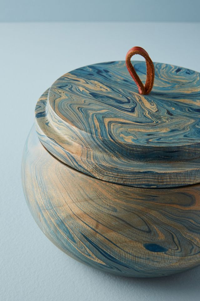 Marbled Wood Vessel #2