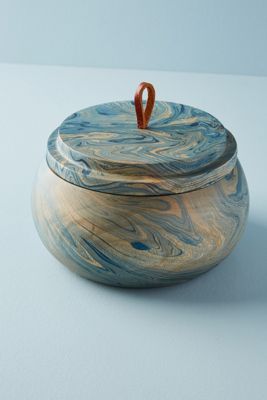 Marbled Wood Vessel