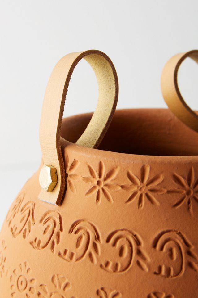Stamped Terracotta Vase #1