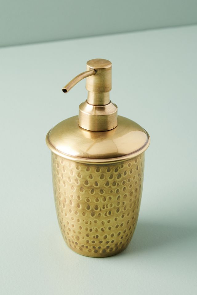 Hammered Brass Bath Collection #1