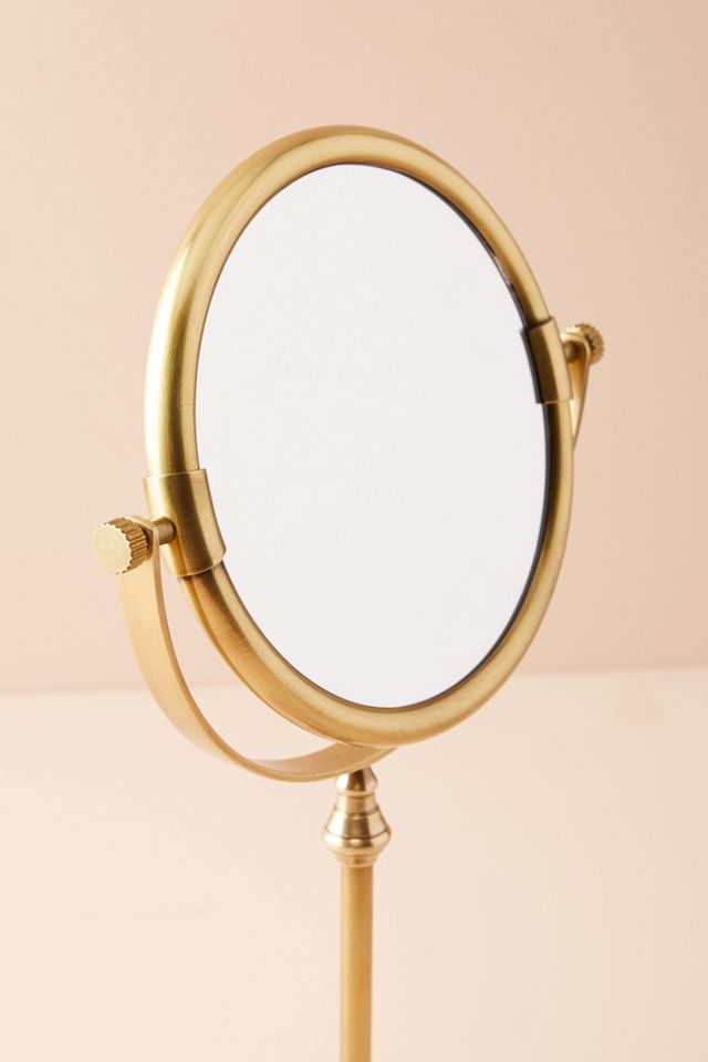Golden Glass Bath Mirror #1