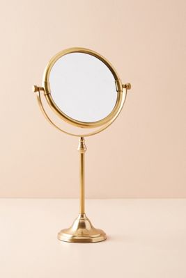 Golden Glass Bath Mirror