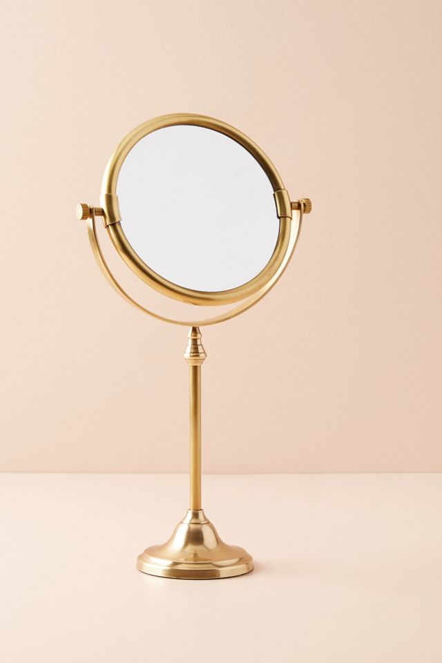 Golden Glass Bath Mirror
