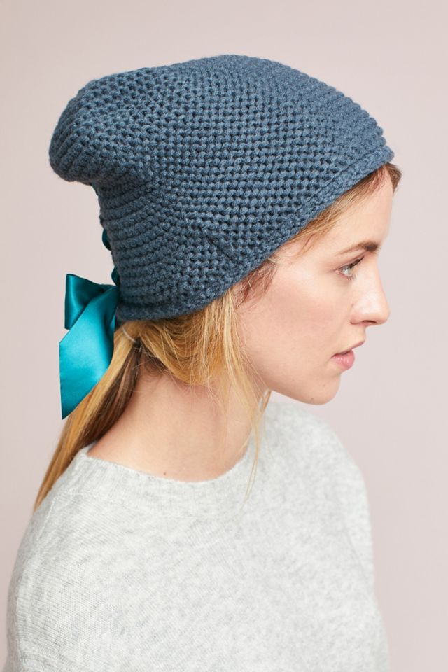 Ribbon-Laced Beanie #2