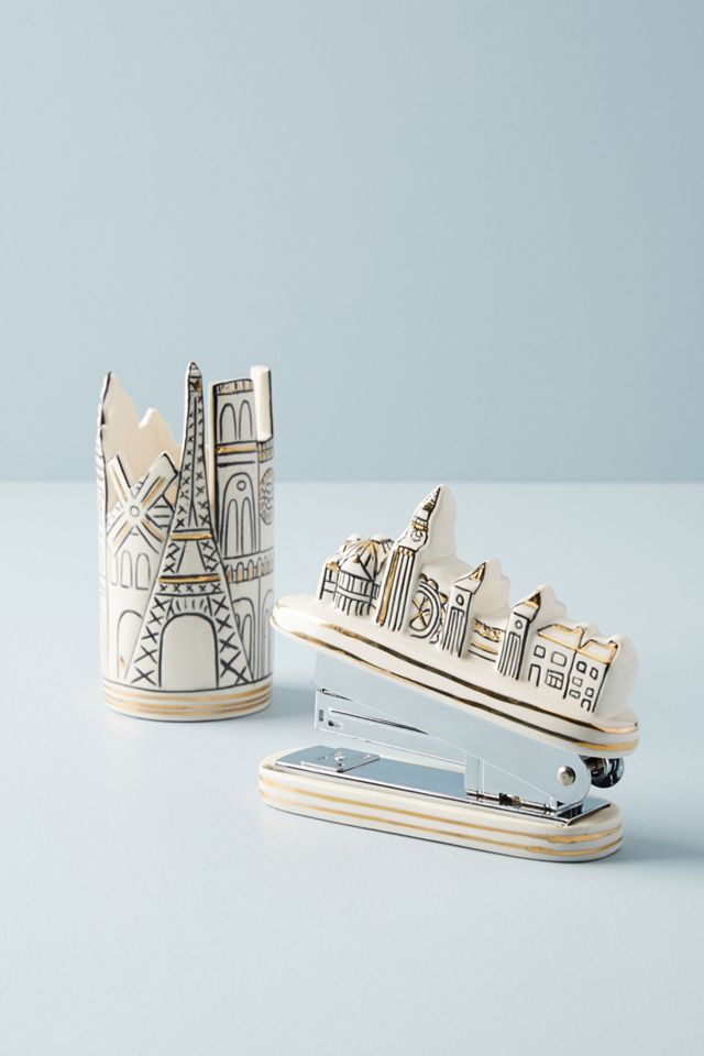 Cityscape Pencil Cup #2