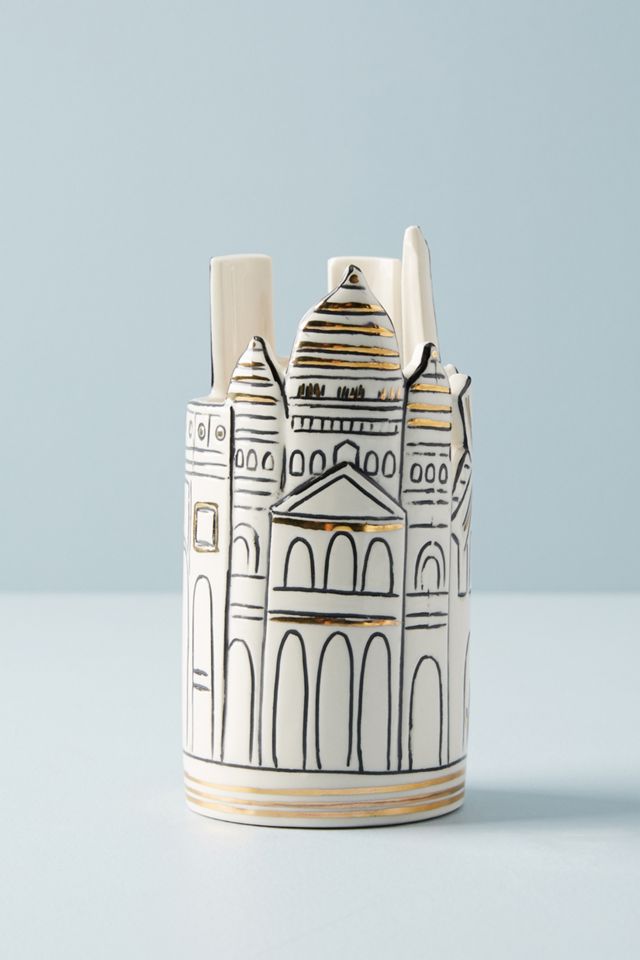 Cityscape Pencil Cup #1