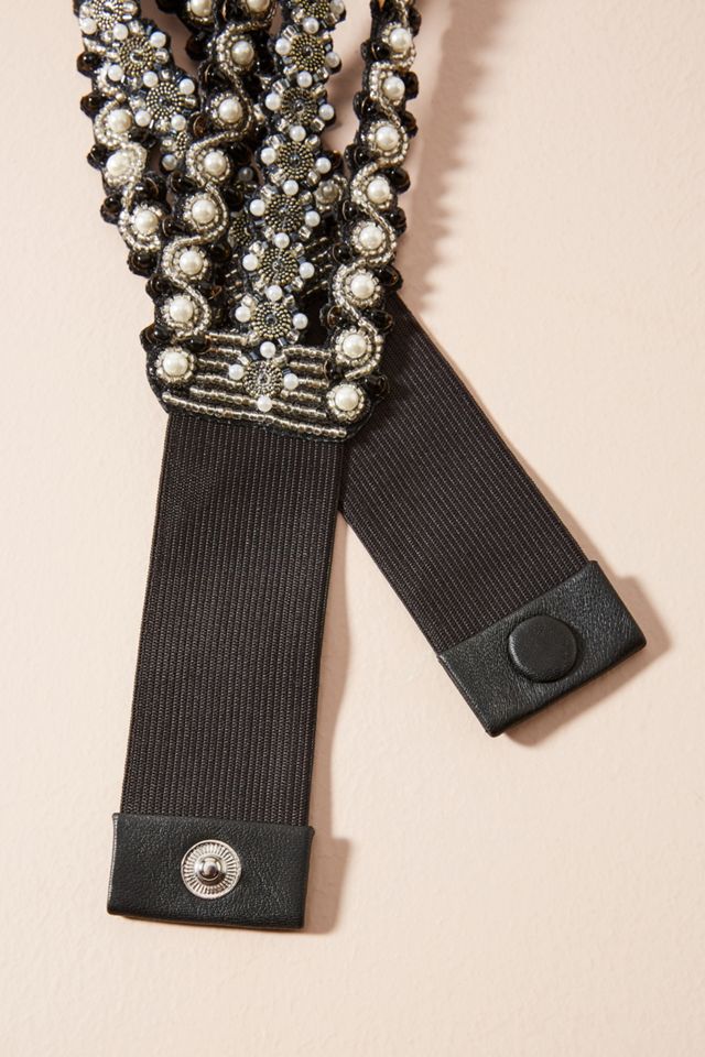 Raelene Three-Tiered Beaded Belt | Anthropologie display picture 2
