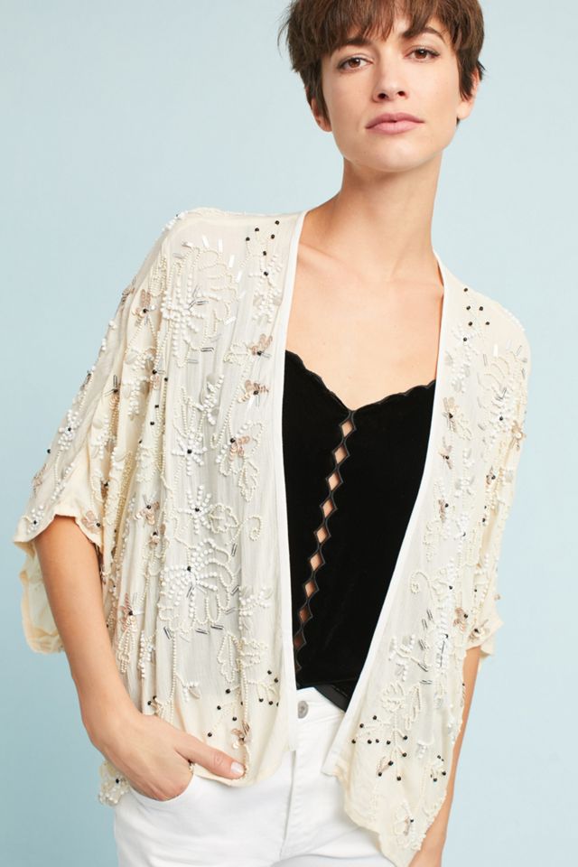 Adila Beaded Kimono | Anthropologie