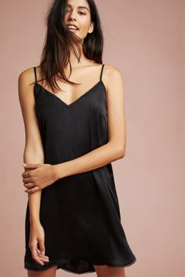 Floreat Laced Silk Slip