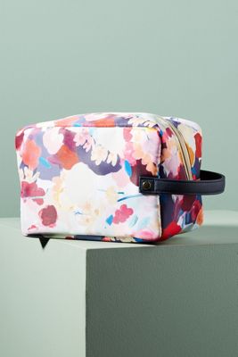 Floral Overlay Cosmetic Case