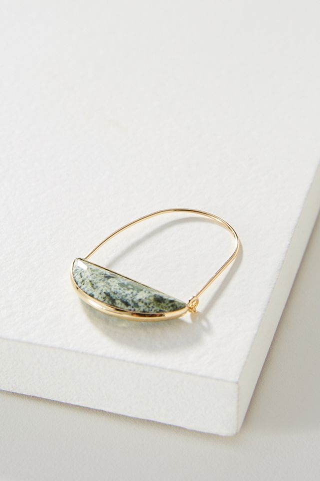 Crescent Hoop Earrings #1