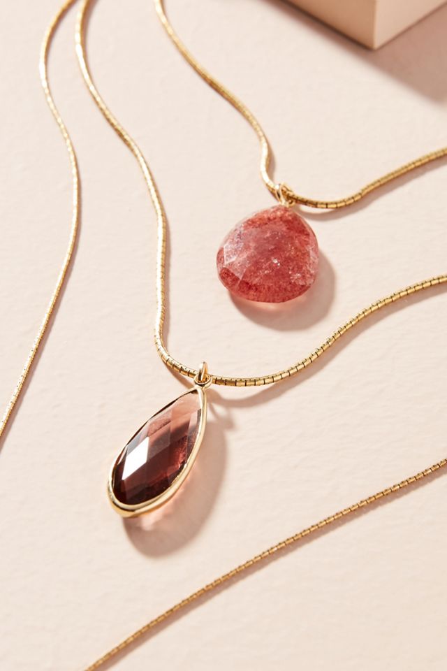 Cleopatra Layered Stone Necklace #1