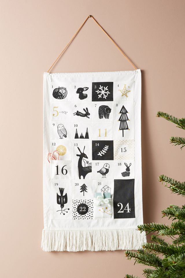 Hanging Advent Calendar Anthropologie