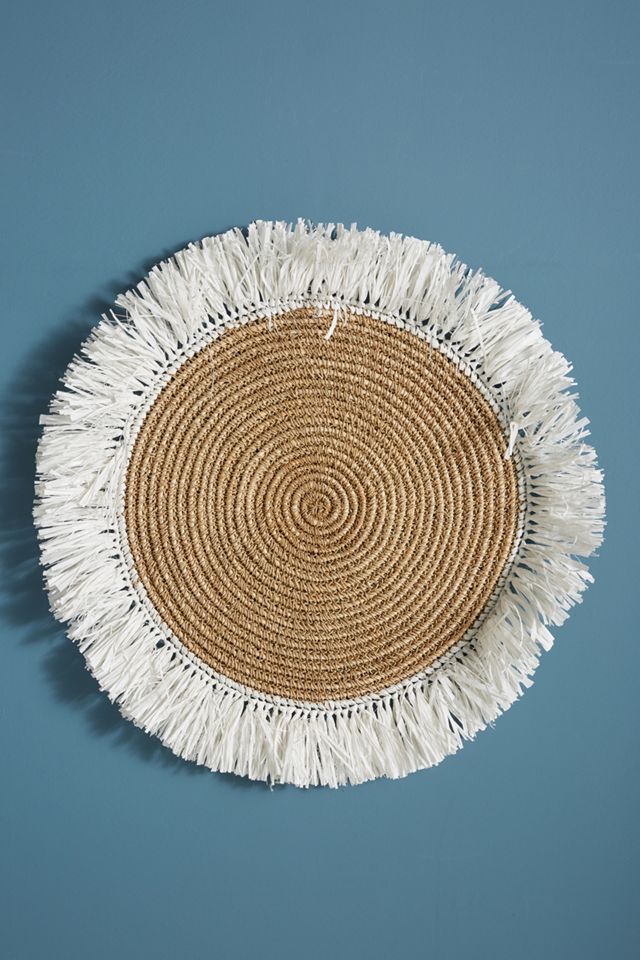 Fringed Basket Wall Art #2