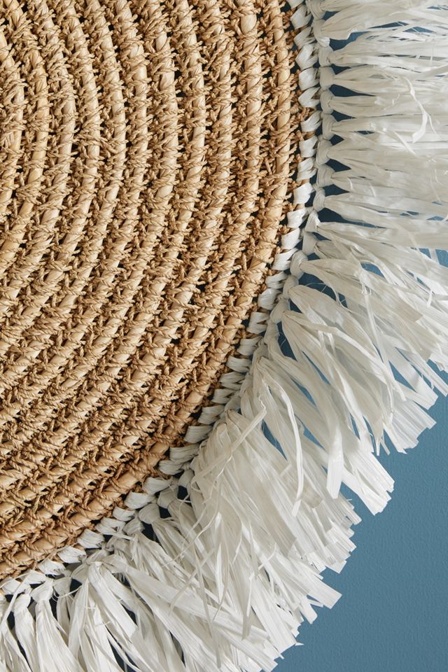 Fringed Basket Wall Art #3