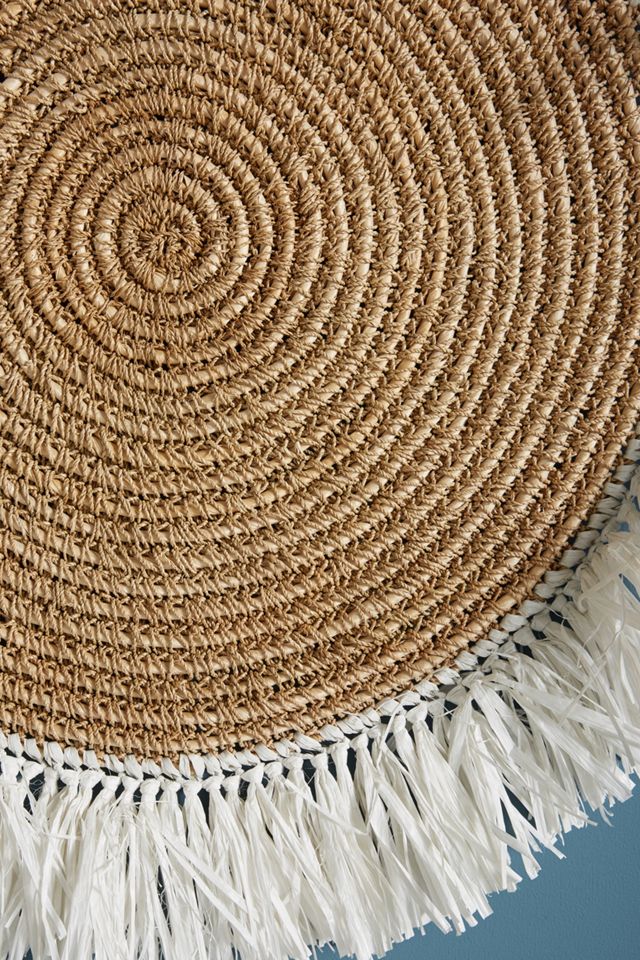 Fringed Basket Wall Art #4