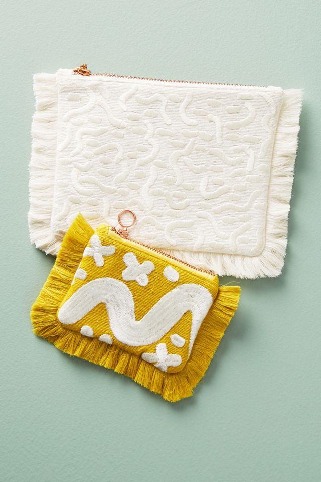 Oui Oui Tropical Island Fringe Pouch main image 1