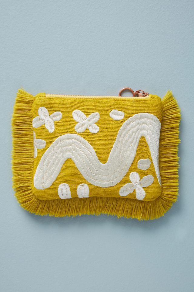 Fringed Silk Pouch #1