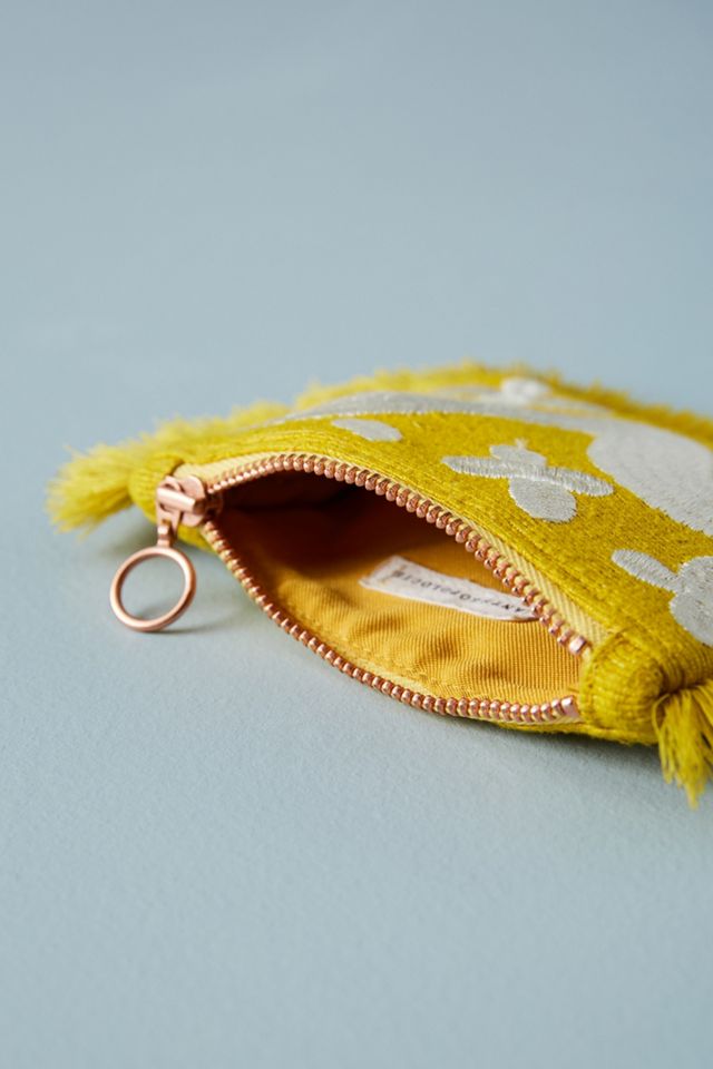 Oui Oui Tropical Island Fringe Pouch