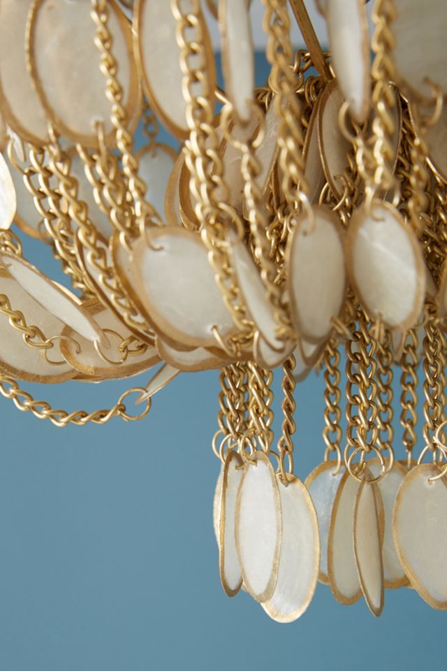 Oval Capiz Flushmount #3