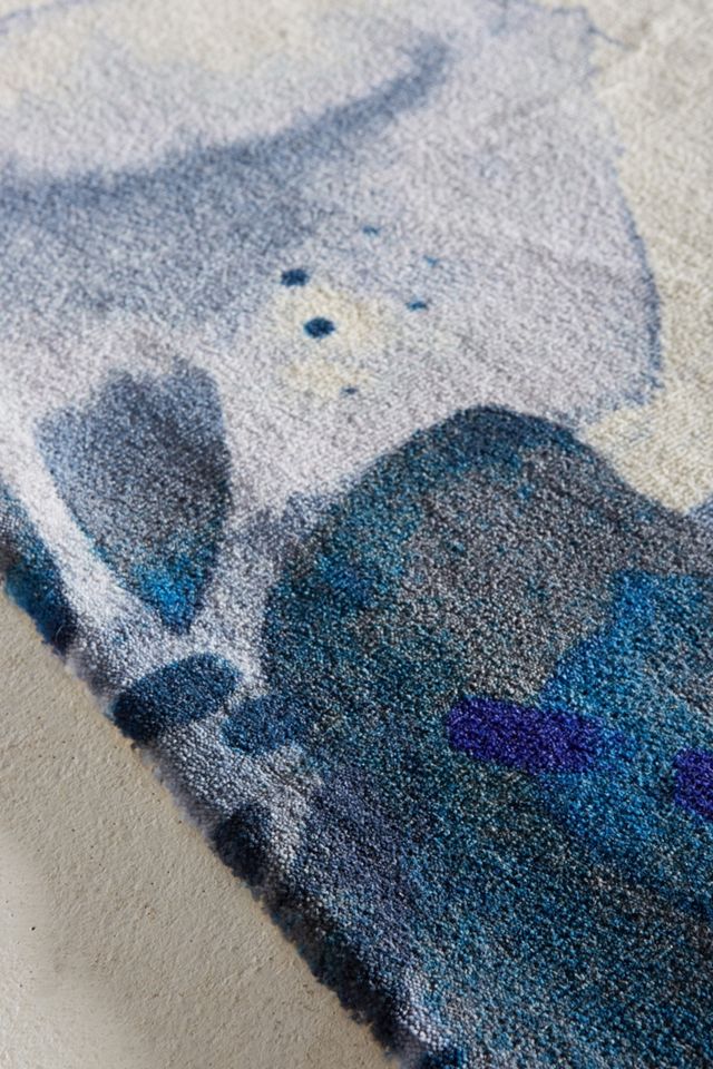 Emily Jeffords Azul Watercolor Rug #2